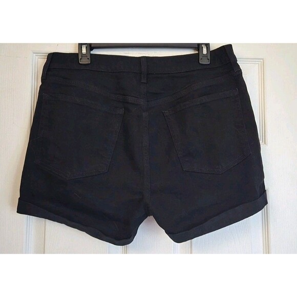Old Navy Womens High Rise Wow HR Short Black Jack Jean Shorts Size 14 3" Plus Sz - Picture 2 of 12